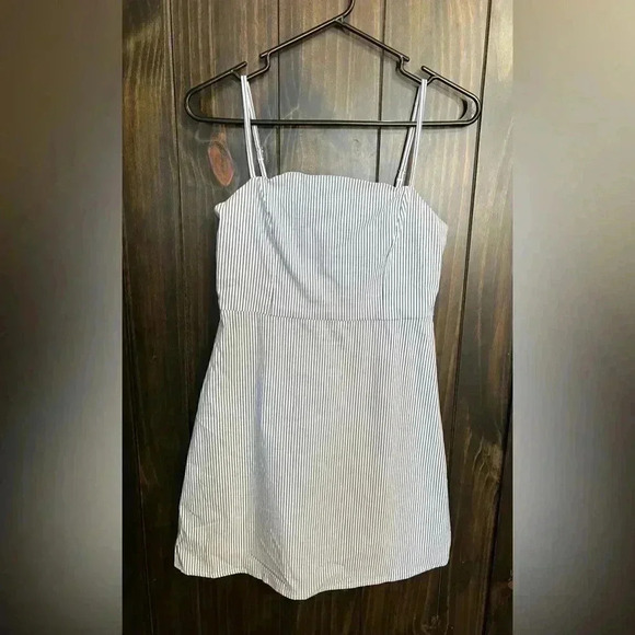 Kimchi Striped Fit and Flare Dress-Nautical Preppy Summer-Size: Medium - Picture 6 of 12